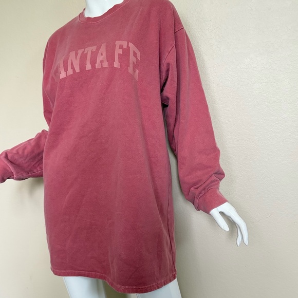 Nasty Gal Santa Fe Pink Sweatshirt Mini Dress - Picture 2 of 6